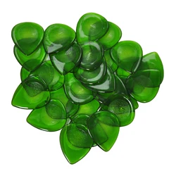 50pcs/lot Alice Heavy 2mm Teardrop Green Guitar Picks Plectrums For Electric Guitar Bass Jazz