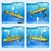 Tripple Motor RC Submarine 6CH Automatic Cooling Waterproof  Low Voltage Protection Electric Underwater Children's RC Toy Modle 4