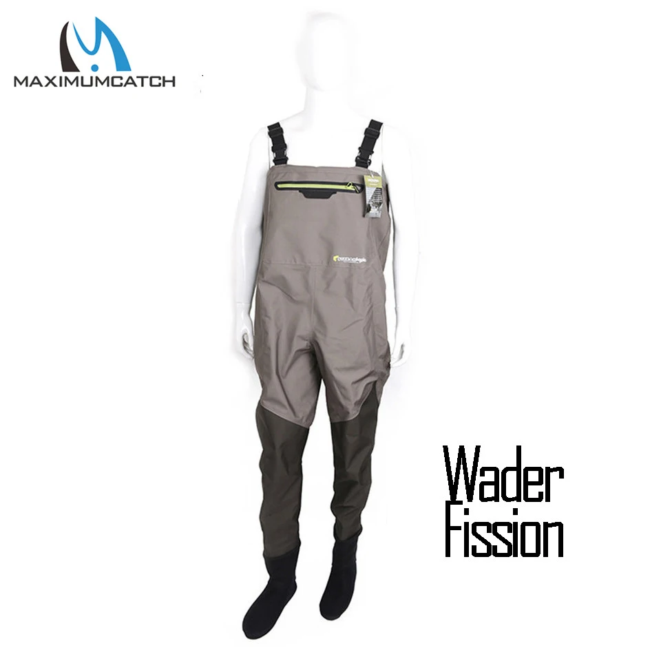 Maximumcatch Открытый чулок ножной светильник вес дышащий Fly Рыбалка Wader водонепроницаемый болотные брюки Рыбалка Wader куртка - Цвет: Wader Fission