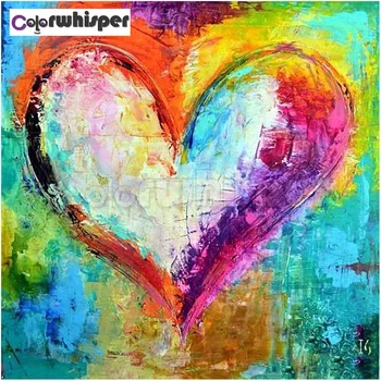 

Diamond Painting Full Square/Round Drill Heart 5D Daimond Painting Embroidery Cross Stitch Mosaic Picture Wall Art Z965