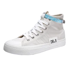 Мужская обувь; Новинка года; модная повседневная обувь для студентов; Цвет белый; Мужская трендовая дышащая парусиновая обувь; мужские кроссовки; zapatos YGb-79989