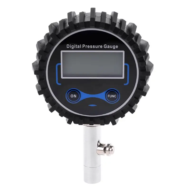 

Digital Tire Pressure Gauge 200 PSI Heavy Duty 2-1/2" Dial Car Motor Tire Gauge 94PC