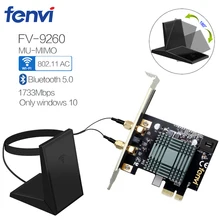 Рабочего PCI-E Беспроводной Wifi адаптер для Intel 9260 AC Dual Band 1730 Мбит/с Wi-Fi+ Bluetooth 5,0 2,4 г/ 5 ГГц 802.11ac для Windows 10