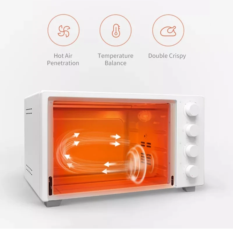 2019 оригинальная электрическая духовка Xiaomi Mijia 32L 1600 Вт домашняя печь пирог умная с