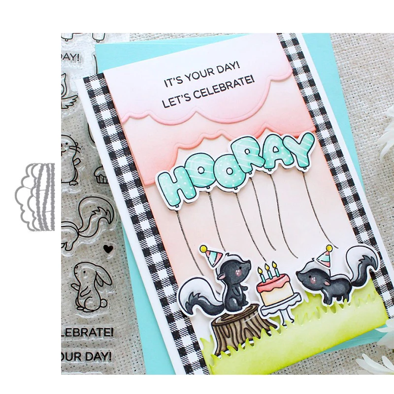 

JC Lace Strip Metal Cutting Dies DIY for Scrapbooking Die Cut Card Make Shape Stencil Craft Mold Model Decor Template New Design