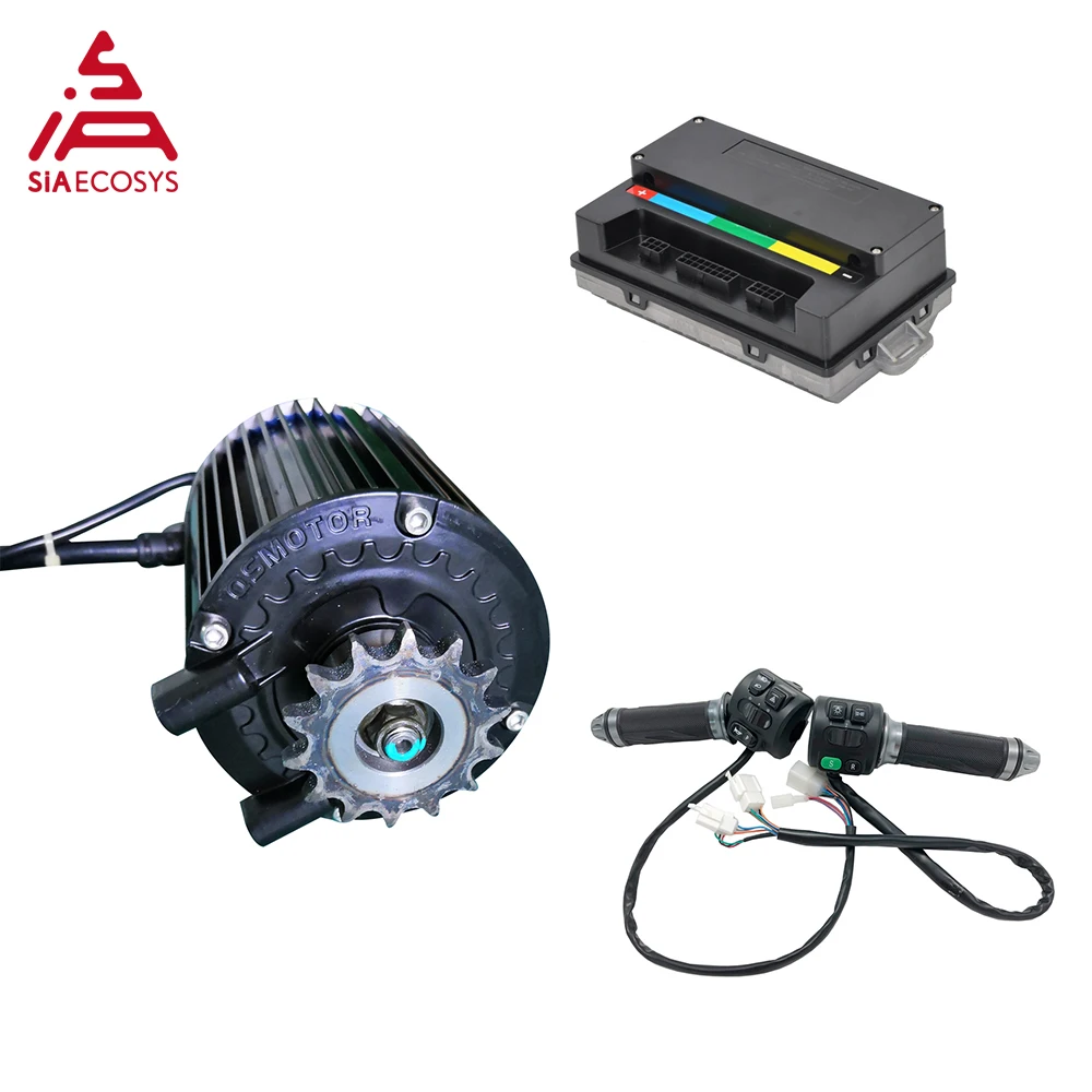 US $235.00 QS MOTOR 1000W Mid Drive Motor With EM50SP Controller Kits For Electric Scooter 72V 55KPH