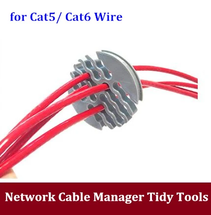 Organizador de Cables Cat6 de 24 Cables, Categoría 6 /Cat5, para oficina/ ordenador/hogar, herramienta ordenada, peines de Cables de red|Conectores cables de ordenador| - AliExpress