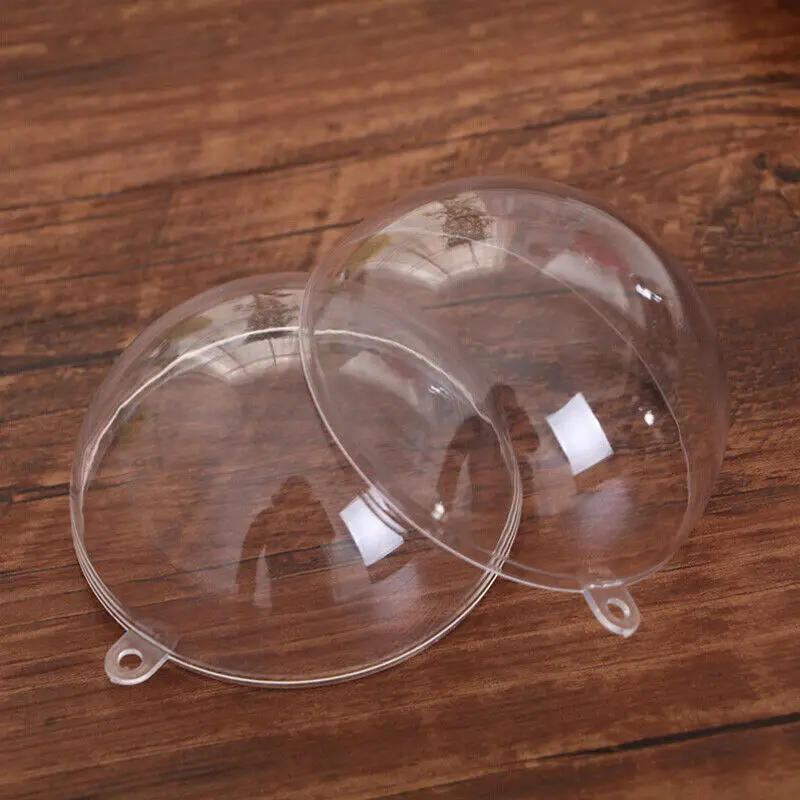 Прозрачный елочный шар прозрачный поделка из пластмассы шар Рождественское украшение Вечерние