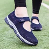 Zapatos de plataforma plana para Mujer, zapatillas de deporte informales de malla transpirable para verano ► Foto 1/6