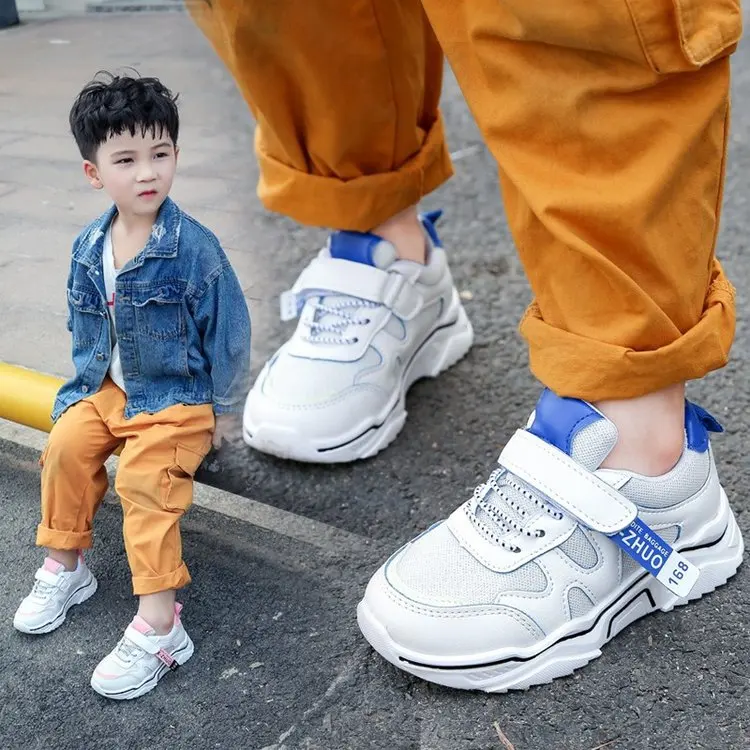 

Children Sports Shoes BOY'S 2019 Autumn New Style Mesh Running Shoes Korean-style Fashion Girls' Casual Shoes