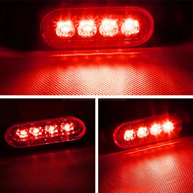 10PCS Anhänger LED Beleuchtung Lkw Lichter 24v Bernstein Rote LED Marker  Lichter Anhänger Seite Marker Lichter Für Lkw - AliExpress