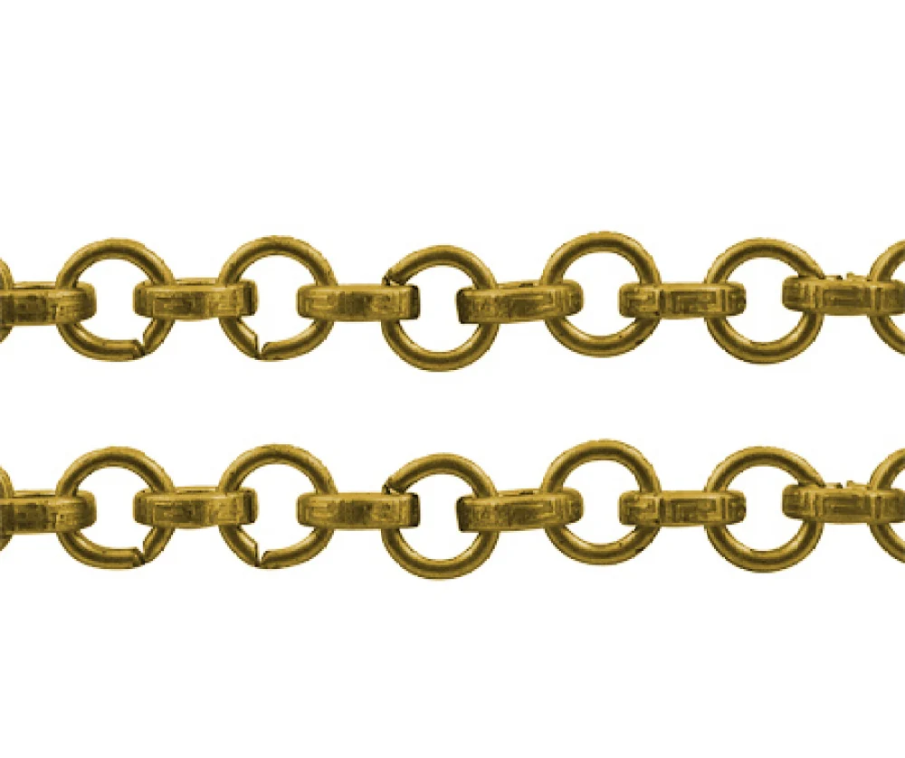 Железные крестовые цепи 50 м роликовые без свинца и никеля круглые античная
