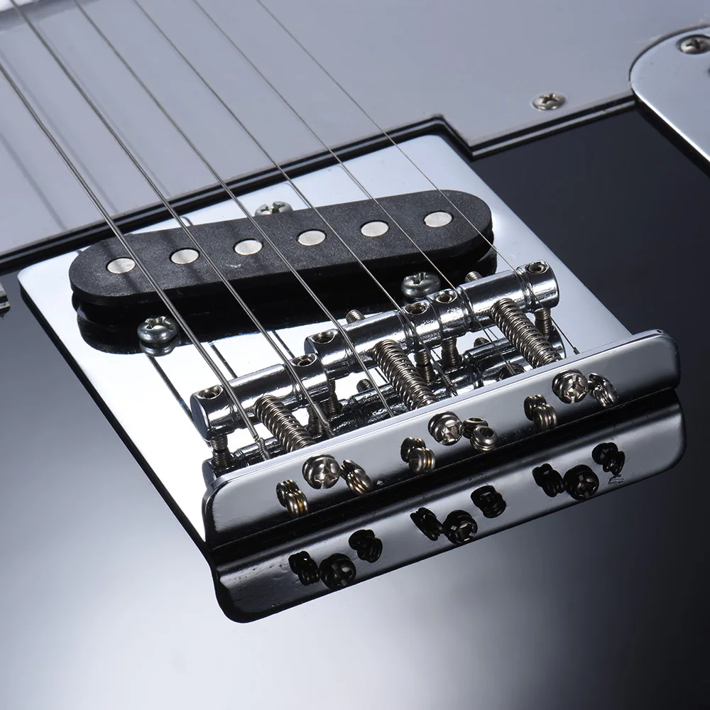 3 седла Пепельница мост задняя часть хромированная для Telecaster Теле сменный