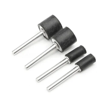 

100X Drum Sanding Bands W/4 Mandrels Kit For Polishing Metals Wood Plastic Set