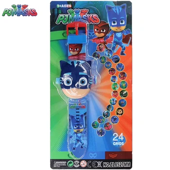 

PJ Masks Toys Children 3D Projection Watch 24 Pattern Clock PJ Mask Electronic Watch Kids Toy 3-8 Year Old Gifts Boys Toys