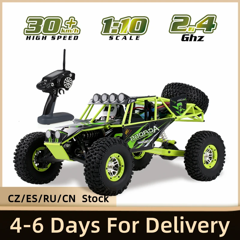 Модель внедорожника WLtoys 10428 1:10 на радиоуправлении 2 4 ГГц 4WD|remote control car|rc carrock crawler rtr