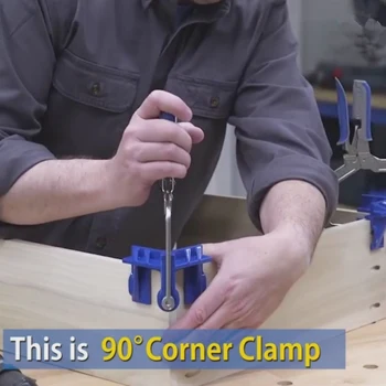 

New 90 Degree Adjustable Corner Clamp Right Angle Clamps Multifunction Corner Clamp For Woodworking Welding Carpenter