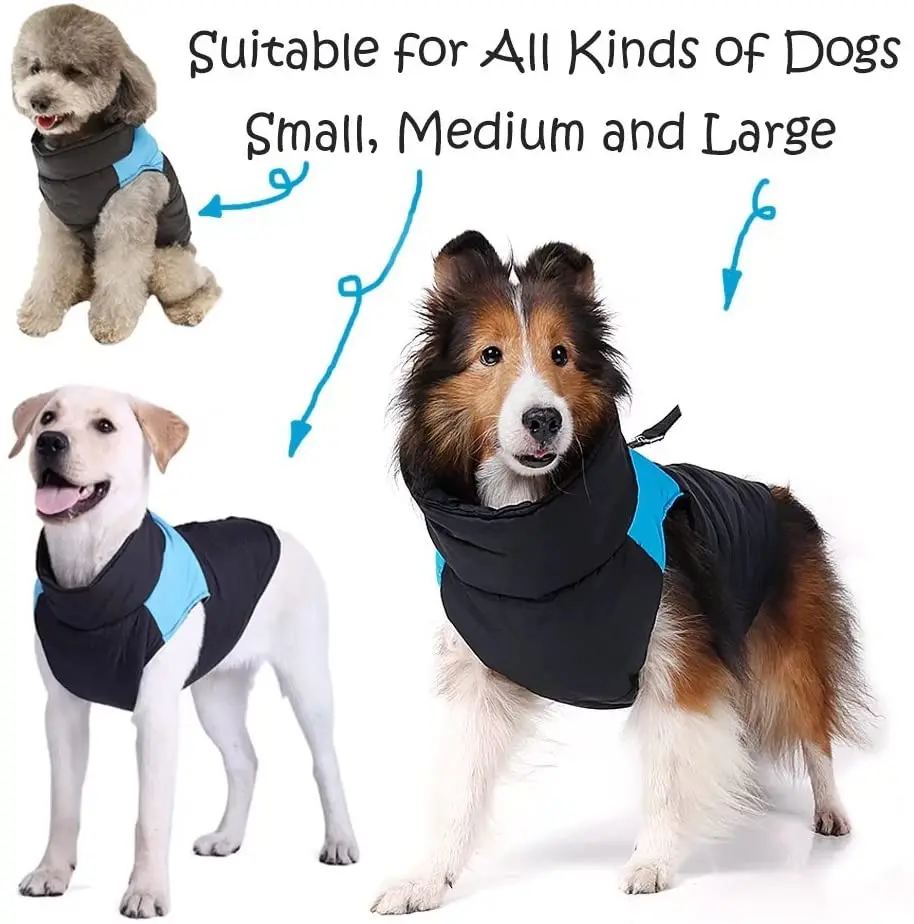 Winter Dog Clothes Fashion Thicken Warm Dog Cotton Coat Waterproof Jacket Vest French bulldog Puppy Small Large Pet clothes pet jacket pet jumpsuits dog sweater