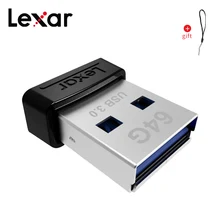 Lexar JUMPDRIVE USB флэш-накопитель 128 Гб 64 Гб оперативной памяти, 32 Гб встроенной памяти, Мини-Прыжок USB 3,0 S47 флеш-накопитель до 100 МБ/с. U диск для ПК usb-накопитель key memory stick