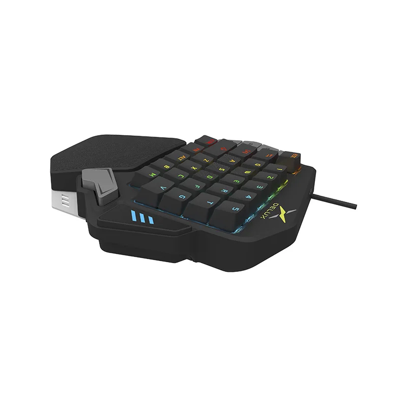  Delux T9X Single handed keypad gaming One handed Keyboard designed for PUBG Kailh Box switch keyboa