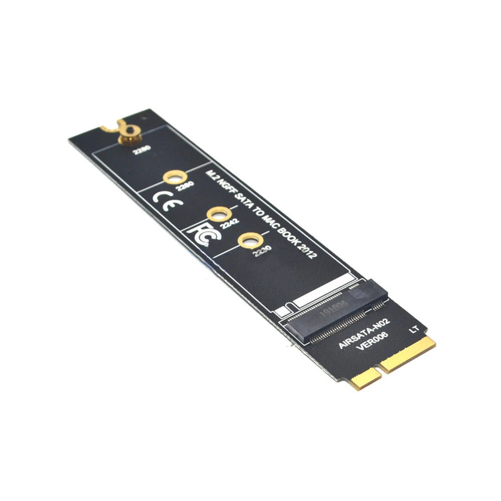 M.2 NGFF SATA SSD Adapter for 2012 MacBook Air A1465 A1466 Description Image.This Product Can Be Found With The Tag Names Computer Cables Connecting, Computer Peripherals, PC Hardware Cables Adapters, Ssd converter