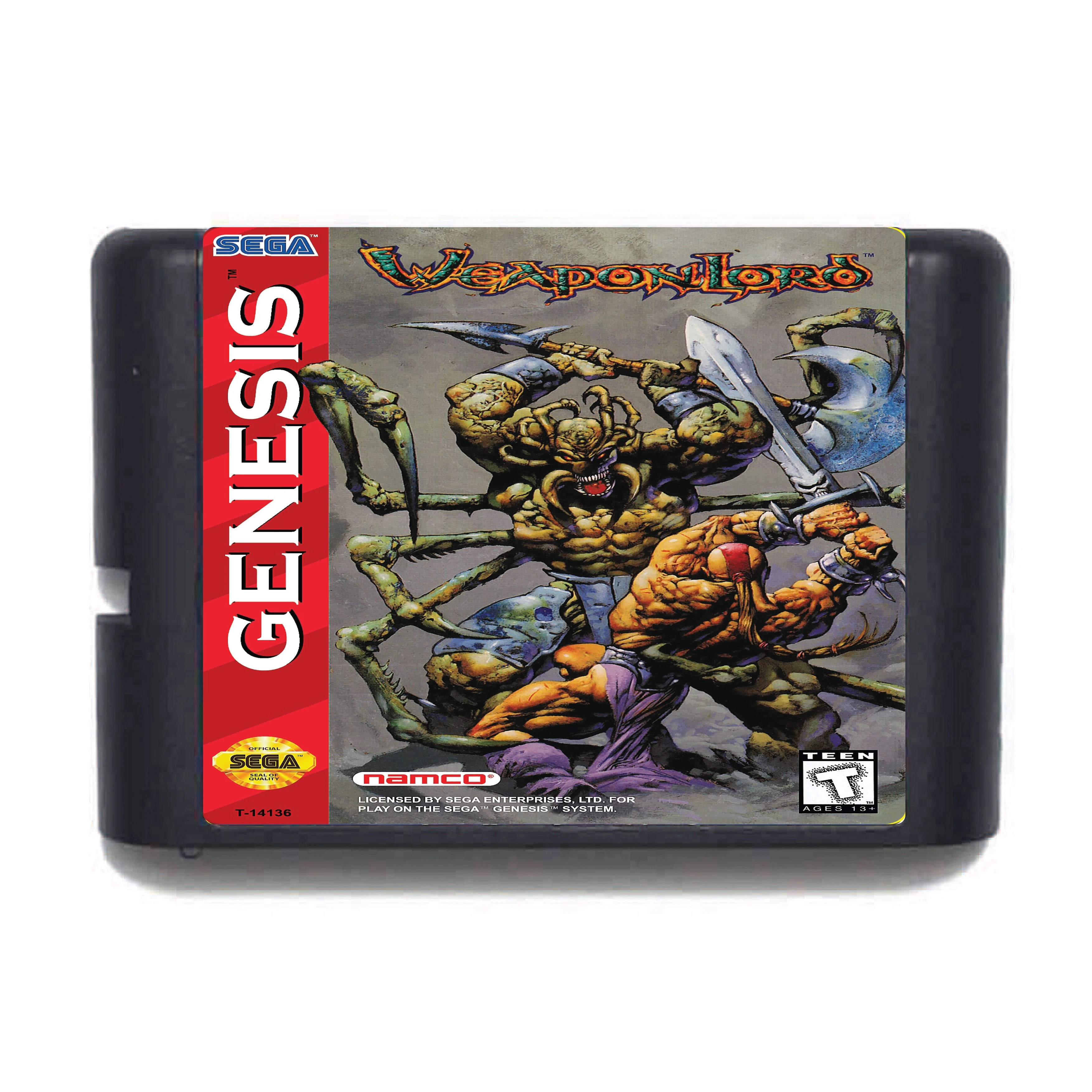Weaponlord NTSC-USA 16 бит MD игровая карта для sega Mega Drive для Genesis