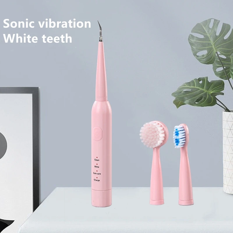 Powerful Sonic Electric Toothbrush 3 Modes IPX7 Waterproof Replaceable Head USB Charger with Dental Cleaner Face Brush Powerful Sonic Electric Toothbrush 3 Modes IPX7 Waterproof Replaceable Head USB Charger with Dental Cleaner Face Brush