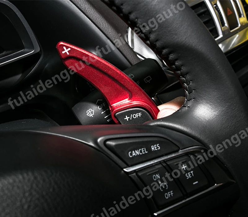2 шт., для Mazda 6 Atenza-, новинка, алюминиевый сплав, Автомобильное рулевое колесо, шифт, расширение, автомобильные аксессуары