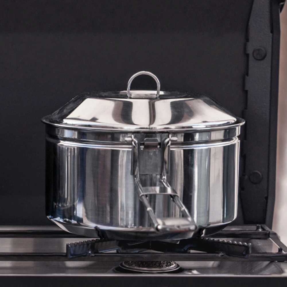 Fire Maple Antarcti Stainless Steel Cooking Pot Outdoor Foldable Camping Cookware S304 1L 402g