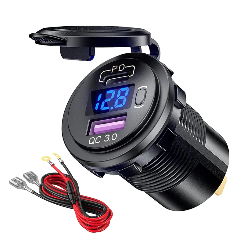 Автомобильное зарядное устройство с двумя USB-портами 12 В/24 В | Автомобили и