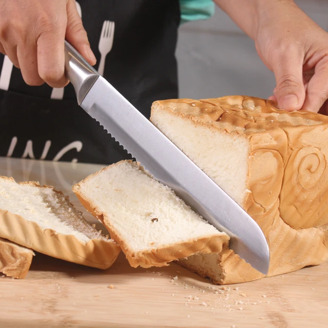 Bread Slicing Knife: Serrated Bread Knife for Slicing Bread