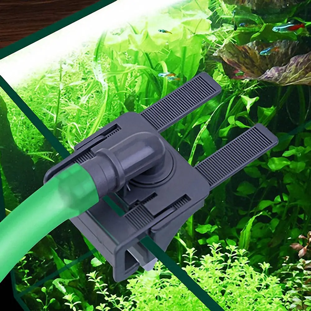 1Pc Plastic Aquarium Fish Tank Water Pipe Connector Fish Tank Mount Holder Inflow Outflow Stretchable Aquarium Accessories