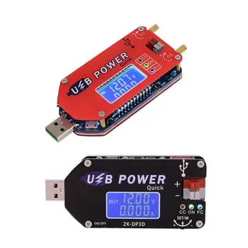 

DP3A Digital display USB adjustable power module DC 1-30V 15W QC 2.0 3.0 FCP Quick charge laboratory power supply regulador