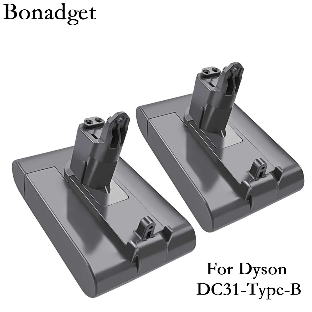 

Bonadget 22.2V 4000mAh DC31 ( Only Fit Type B ) Battery for Dyson DC31 DC35 DC44 DC45 Series Cordless Vacuum Cleaner Li-ion