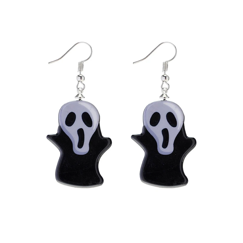 

Yobest Statement Acrylic Classic Halloween Skull Earrings Dangle Drop New Fashion Jewelry For Women Girls Ladies Charms