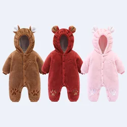 Nouveau né Bébé Vêtements de Bébé Barboteuse Bébé Matelassé Hiver Vêtements Nouveau Né Bébé Sortie Barboteuse Barboteuse 