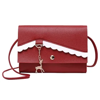 

Fashion Women Hasp Tassel Fawn Pendant Shoulder Bags Messenger Bag Phone Bag Designer Bags Borsa a tracolla da donna Fashion#30