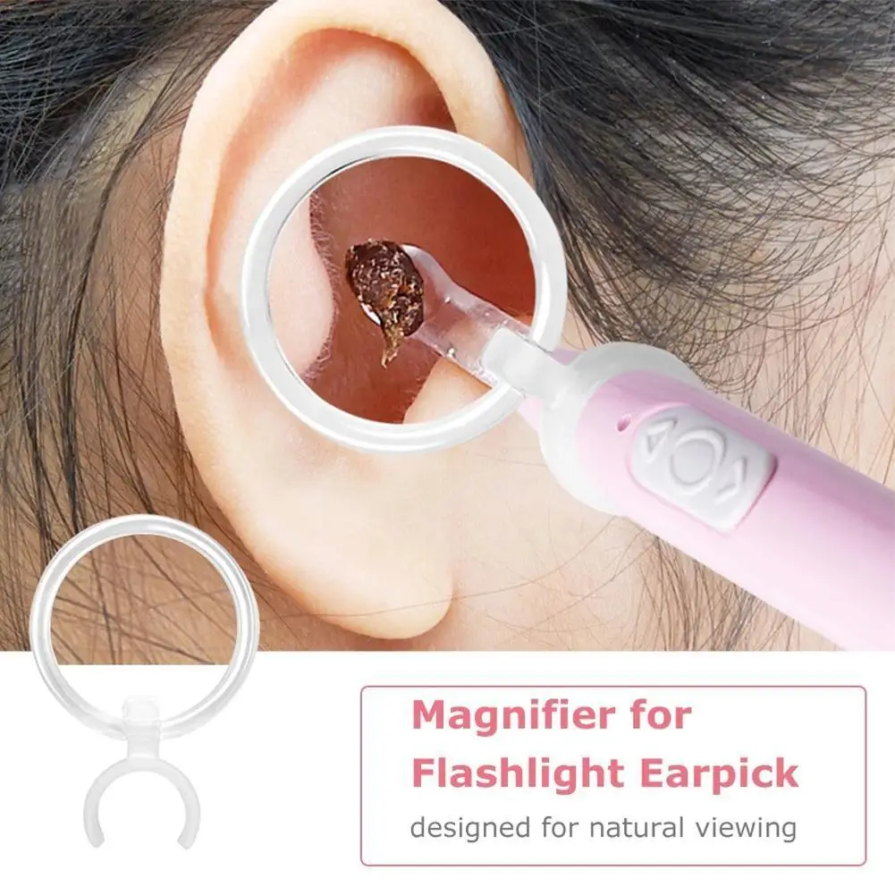 Ear Cleaner Magnifier For Flashlight Earpick Earwax Removal Tools Baby Kids Care Accessory Cleaning Tool | Красота и здоровье