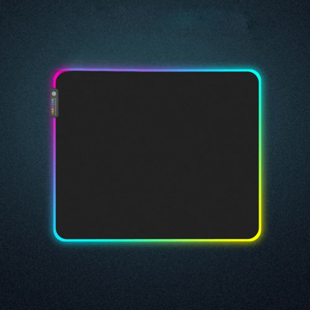 RGB негабаритный светящийся Универсальный Коврик для мыши со светодиодной подсветкой ультра тонкий низкое сопротивление Компьютерные аксессуары складная клавиатура большая