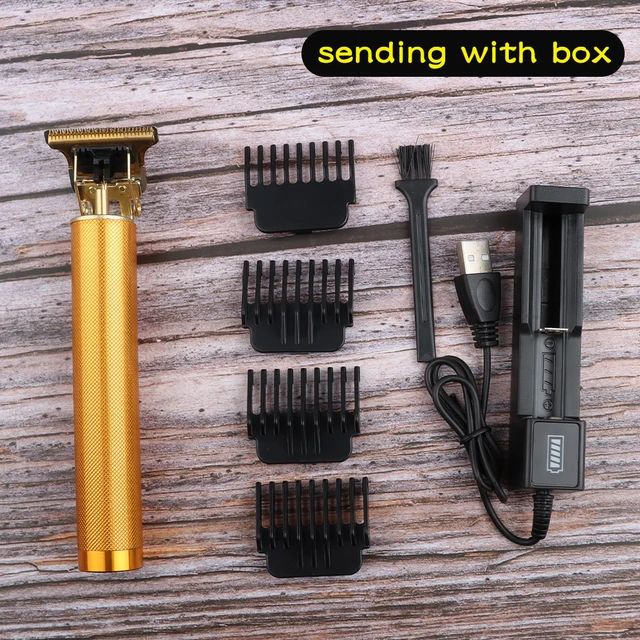 2021  Hair Cutting Machine Electric Hair Clipper Hair Trimmer For Men Rechargeable Electric Shaver Beard Barber For Men Hair Cut Gold
