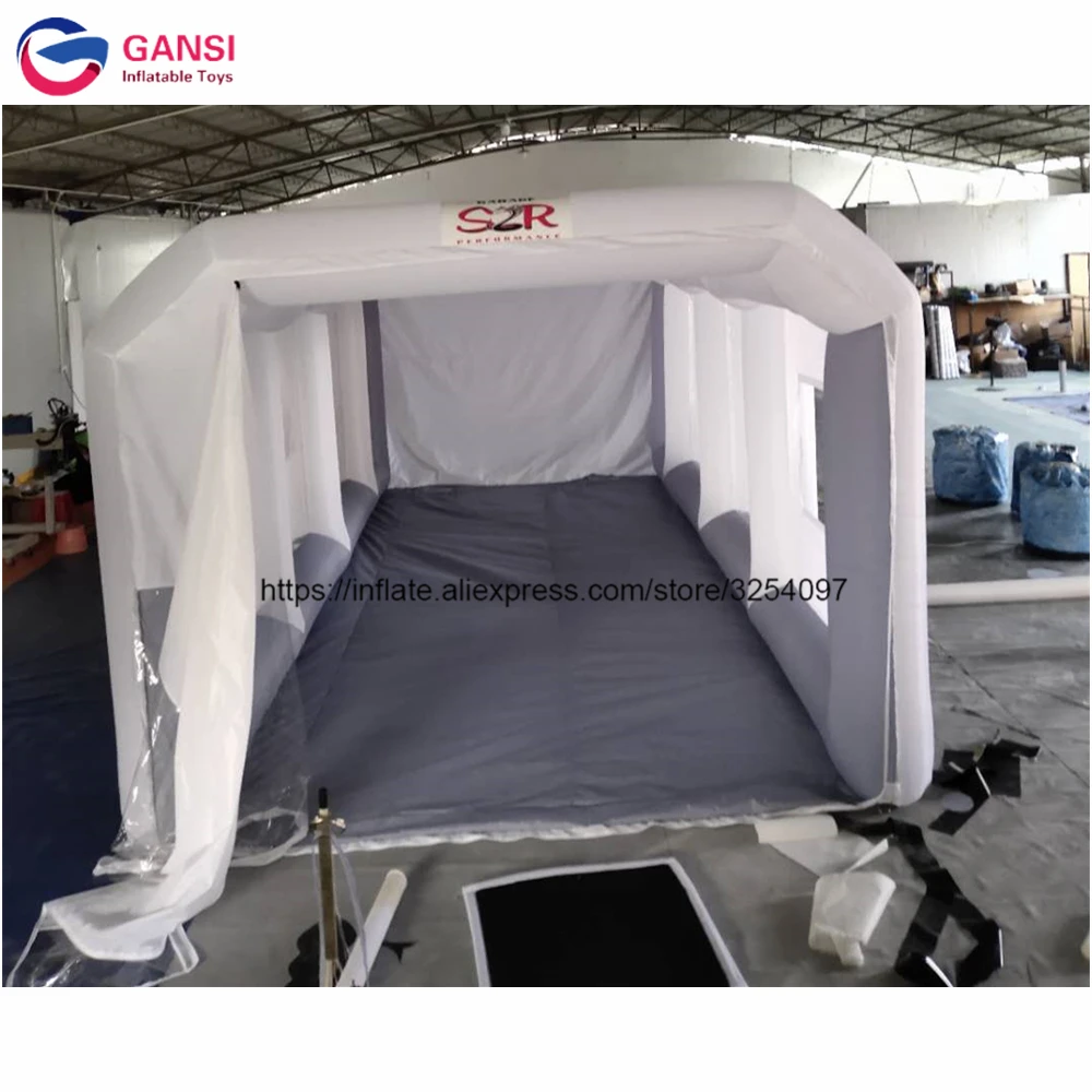 Free Shipping To Door Inflatable Spray Booth Inflatable Spray Paint Tent Booth For Car free shipping to door a set 6pieces inflatable air track water trampoline gym air mat for sale