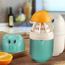Портативная Маленькая свинья стиль ручной фруктовый цитрусовый Лимон Апельсин выжималка соковыжималка Прессер для дома, офиса, школы Крытый Открытый