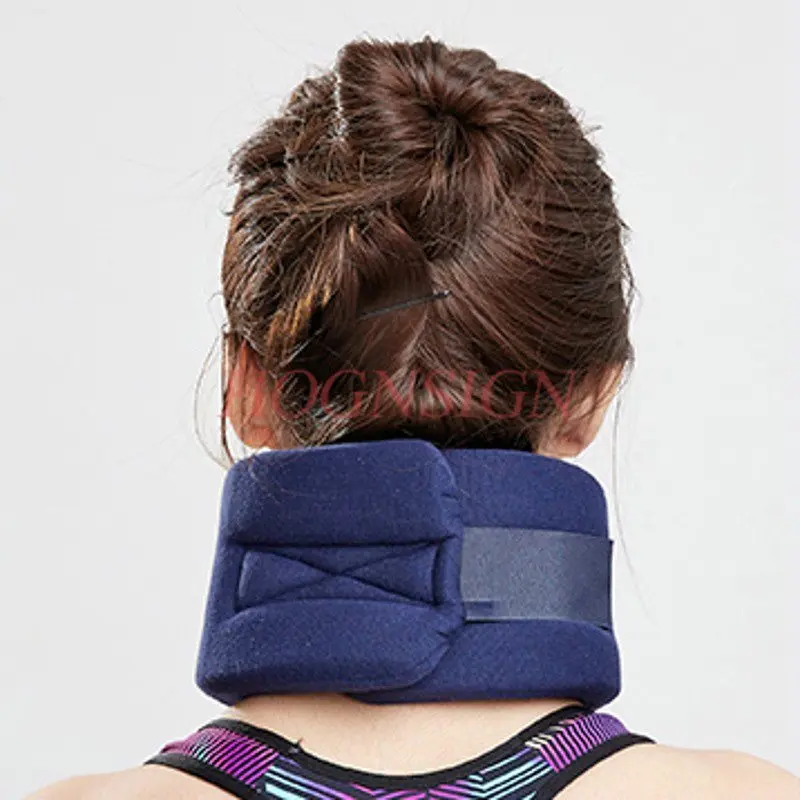 Cervical para a Frente Correção de Inclinação Homem e Mulher Pescoço Tração Manga Fixo Colar Cervical Torsão Respirável 6 High Quality Beleza e saúde