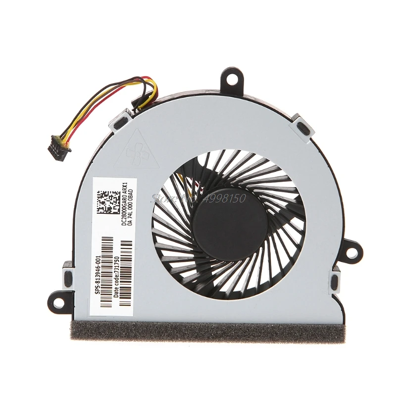 Кулер для ноутбука CPU вентилятор охлаждения HP 15-AC серии DC28000GAR0 SPS-813946-001 Прямая