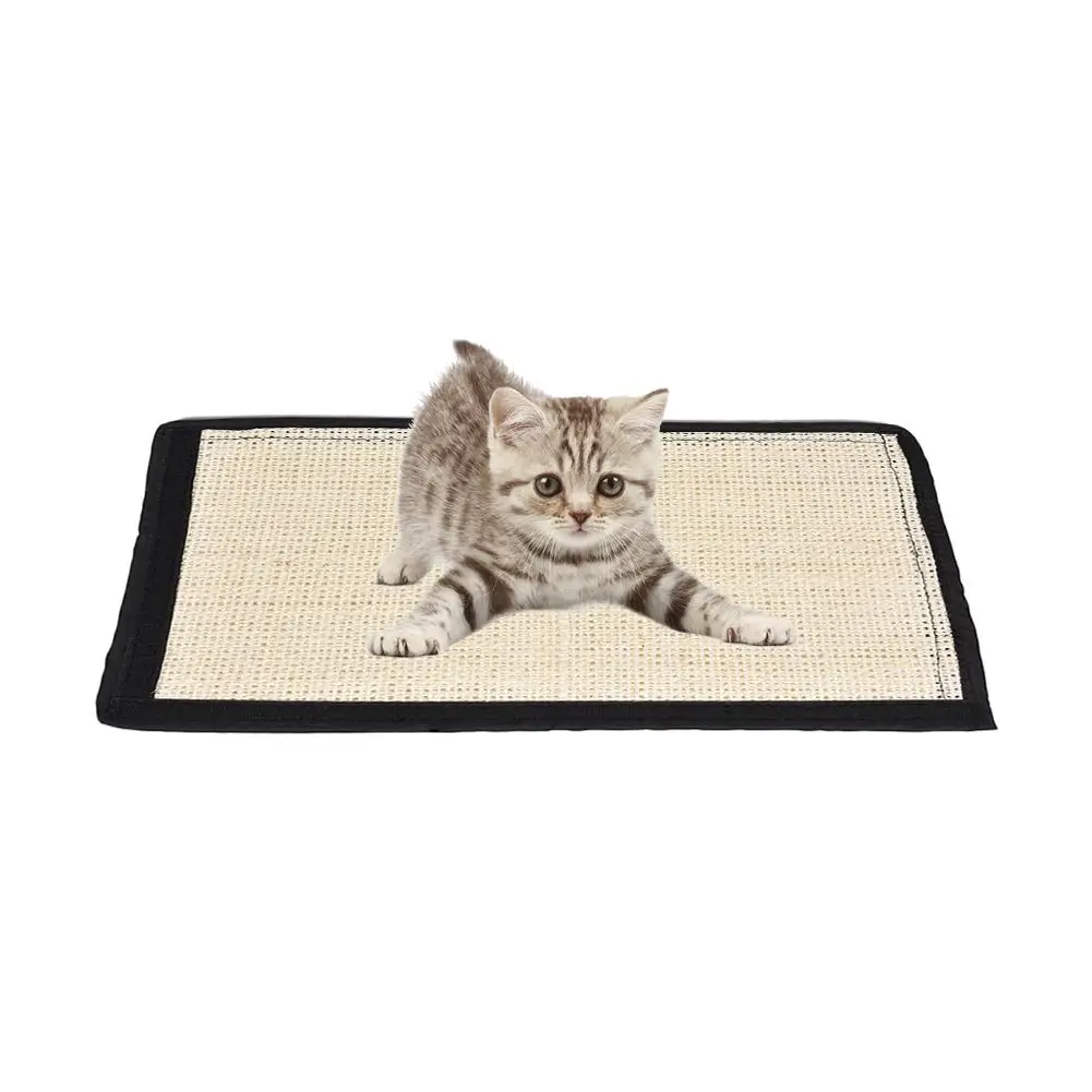 Pet Cat Scratch Guard Mat Sisal Pad Cats Scratching Post Kitten