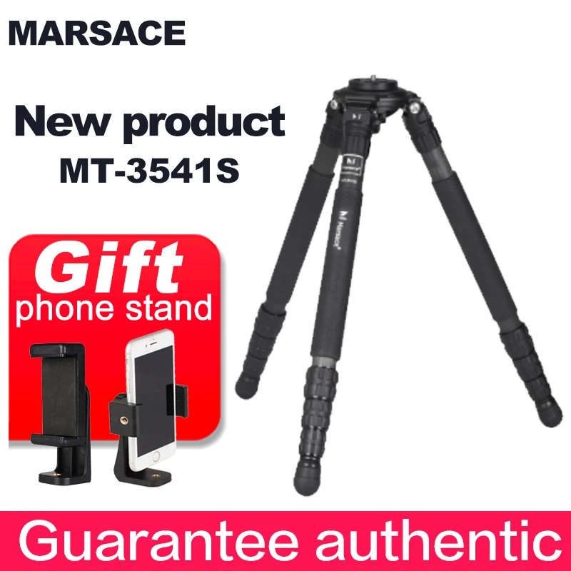 US $407.03 MARSACE MT3541S No Axis Combination Series No 3 Camera SLR Photography Carbon Fiber Tripod Carbon Fiber Bracket