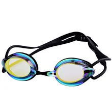Красочные гальванические игры профессиональные высокого класса гоночные зеркальные оптом водонепроницаемые противотуманные очки для дайвинга плавательные очки