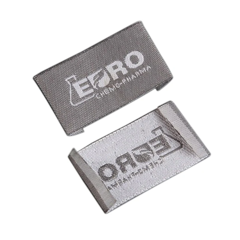 custom gigh density filament woven labels personalized for sewing on baby clothes label