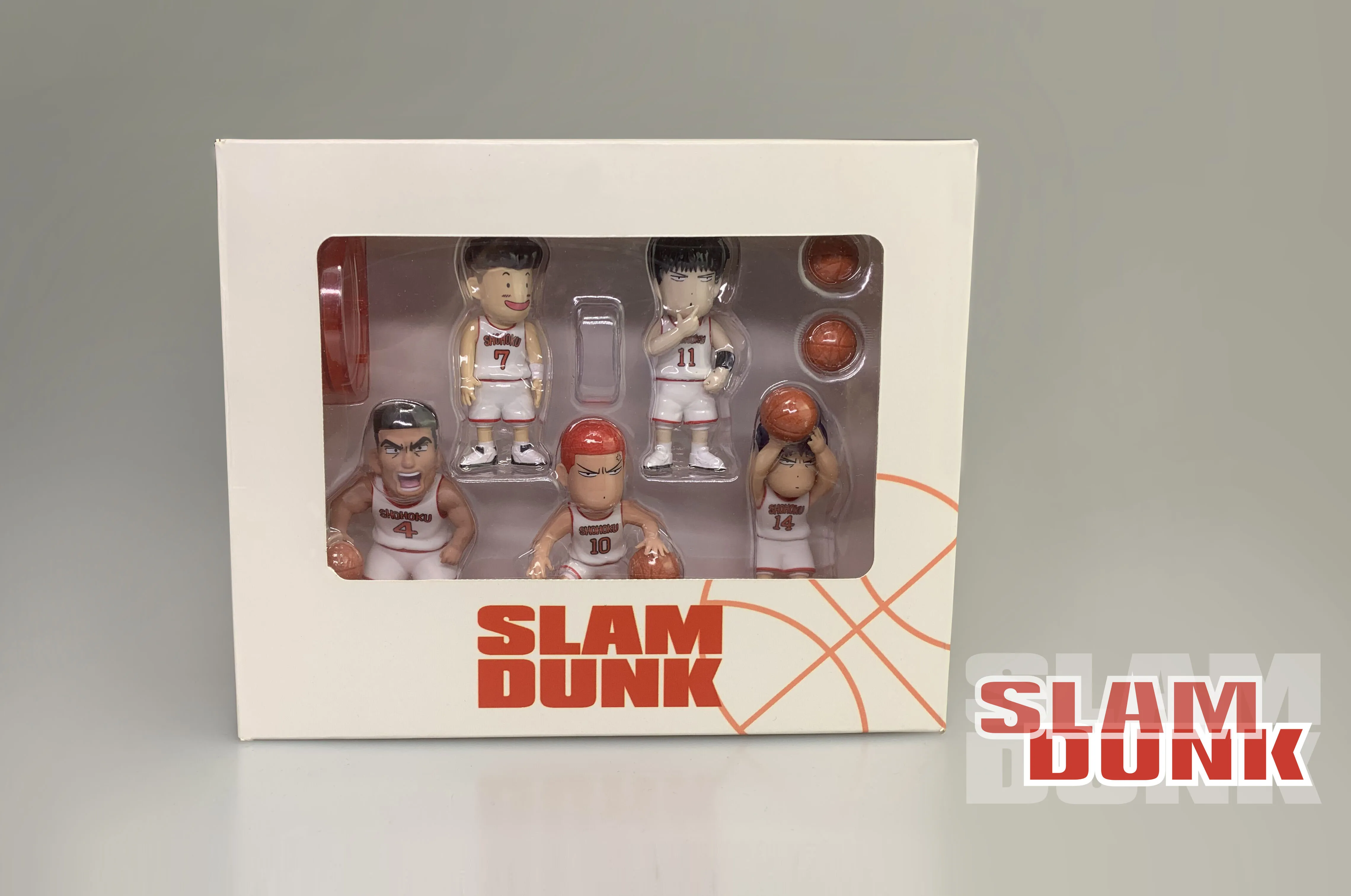 Slam Dunk Five Group Sakuragi Rukawa Akagi Miyagi Mitsui фигурка ПВХ Модель Игрушки Кукла Коллекция рождественских подарков