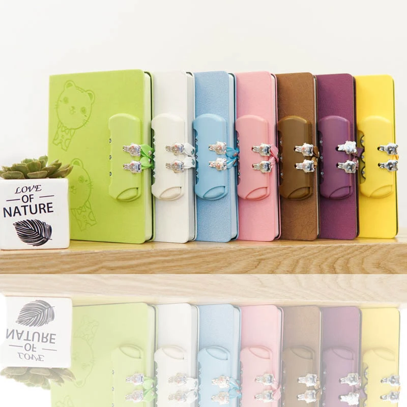 韓国かわいいパスワードロックノートブック学校プランナーため絵画日記ジャーナル少年少女文房具子ギフト ノートブック Aliexpress 韓国かわいいパスワードロックノートブック学校プランナーため絵画日記ジャーナル少年少女文房具子ギフト ノートブック Aliexpress